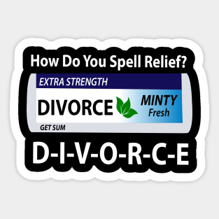 Divorce Support Sticker